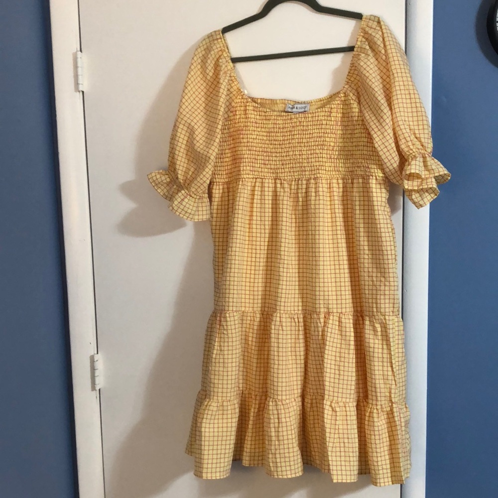 XL Piper & Scoot Lemonade Babydoll Dress